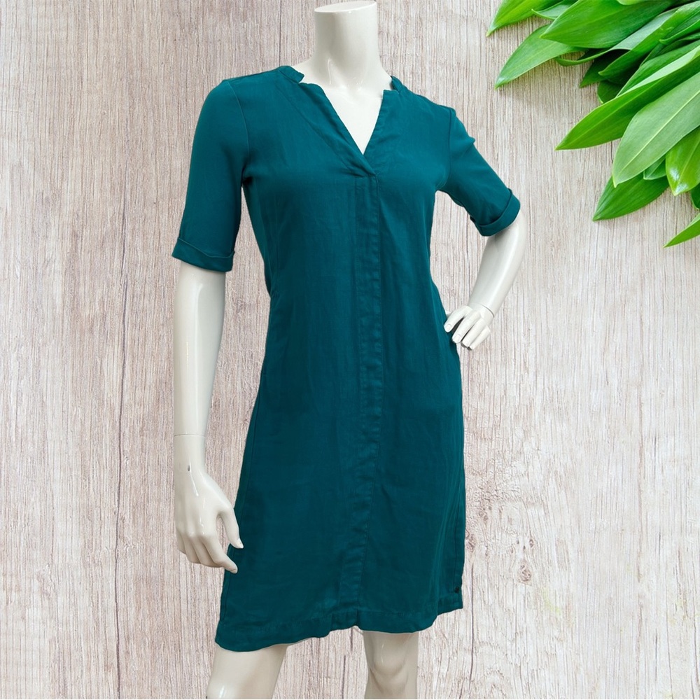 [32] SANDWICH Dress Linen and Cotton